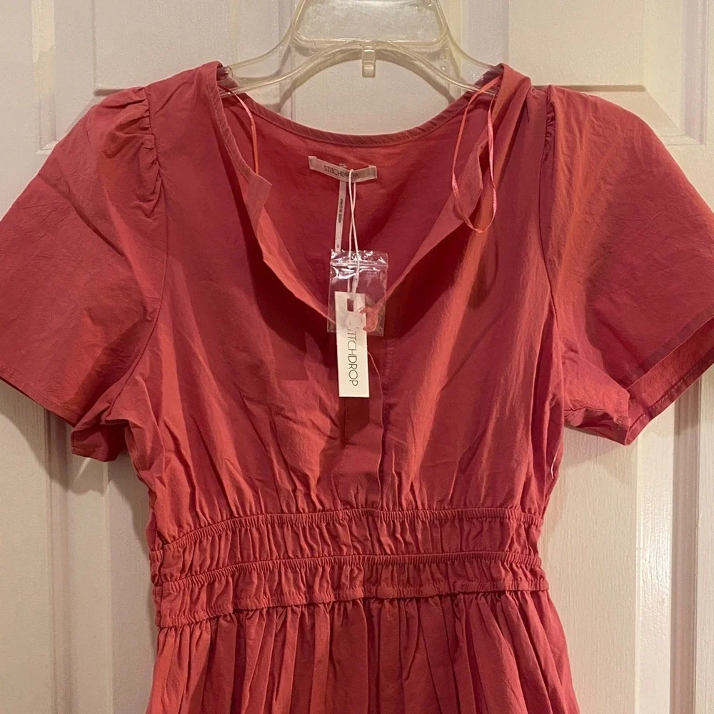 StichdropChic raspberry color Skater Dress